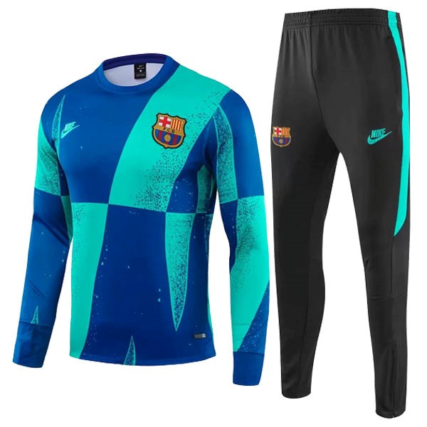 Chandal Del Barcelona 2019-2020 Verde Negro Azul